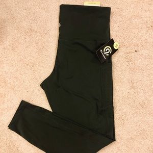 Dark Green High Rise 7/8 Leggings
